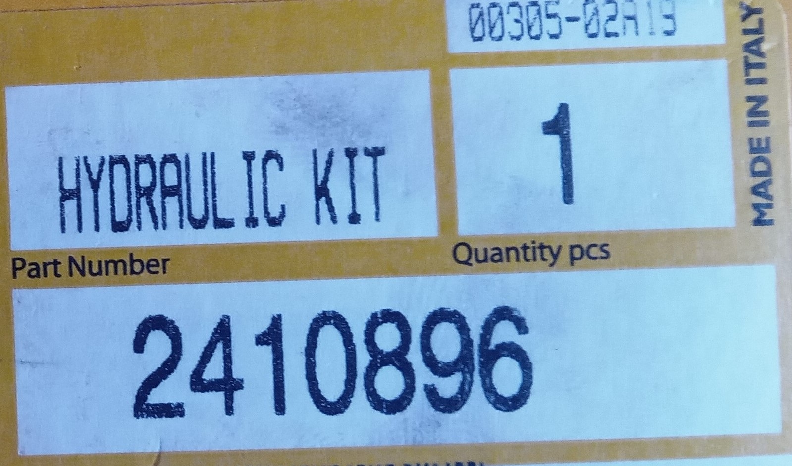 KIT VERIN BRACAGE CAT930